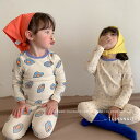 子供服 キッズ ルームウェア リラックスウェア パジャマ 上下セット プリント