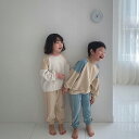 子供服 韓国 キッズ トレーナー ジャージ 上下セット スウェット 部屋着 パジャマ