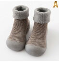 子供服 韓国 秋冬 ベビー 靴下 ソックス 歩行練習 滑り止め 厚手 裏起毛 あったかい