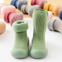 子供服 韓国 秋冬 ベビー 靴下 ソックス 歩行練習 滑り止め 厚手 裏起毛 あったかい