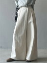 これからの時期に ワイドパンツ スラックス 秋 レディース レジャー ハイウエスト