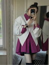 パーカー スリム 早秋 デザインセンス シャツ シンプル 2点セット