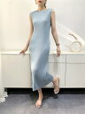 魅力を増すコツ ニットワンピース ロングスカート スリムフィット ジャンパースカート