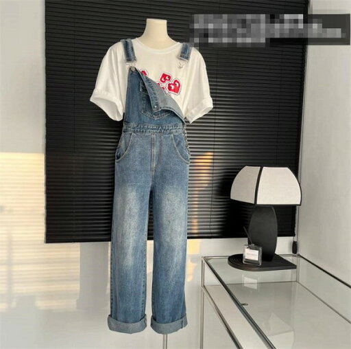 気軽に着れるあったかアイテム INSスタイル ロングパンツ デニム サロペットワイドパンツ ストリート 気軽に着れるあったかアイテム INSスタイル ロングパンツ デニム サロペットワイドパンツ ストリート