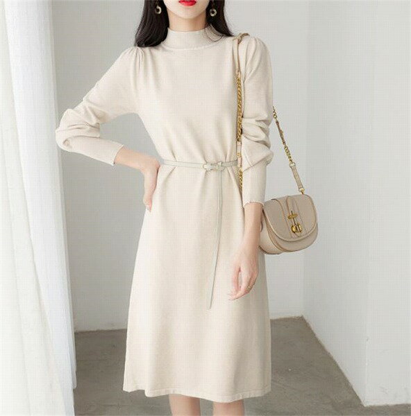 ワンピース 春夏 グリーン ユリ柄 半袖 リボン 綿 Aライン ミディ丈 ハイウエスト 襟付き プルオーバー リゾート エレガント きれいめ