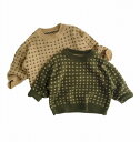 小花柄 ボトムスセーター 可愛い セーター プルオーバー 子供服