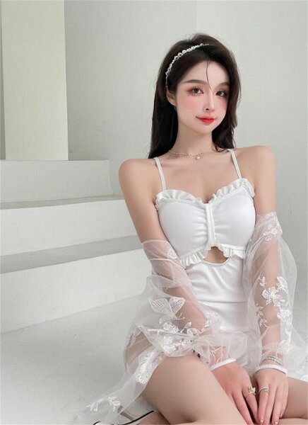 OMG！新しいスタイル INSスタイル 水着 プルアップ スキニー ヤングスタイル 三角 ワンピース