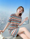 AW 新作 ニットワンピース ミニスカート 夏 気質 デザインセンス