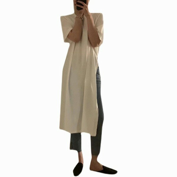 大人の魅力高まる 韓国ファッション 夏新作 半袖 ワンピース 中・長セクション レディース