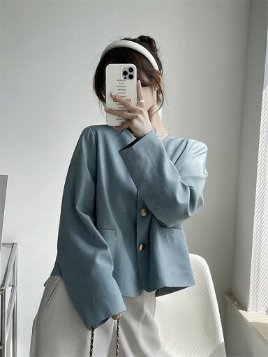 女性美up レトロ ジェントルスタイル スーツ 短いスタイル コート 新品 気質 女性美up レトロ ジェントルスタイル スーツ 短いスタイル コート 新品 気質