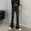 キレイなラインで脚長効果も カジュアルパンツ 大人気 カジュアル スリム ハイウエスト