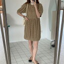 週末に着たい服 自社生産 韓国ファッション 半袖 シンプル ワンピース スリム ミニスカート エレガント