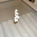 センスがいいです 独特 イヤリング 1個 sweet系 ロマンチック 胡蝶蘭耳介 ピアスホールなし