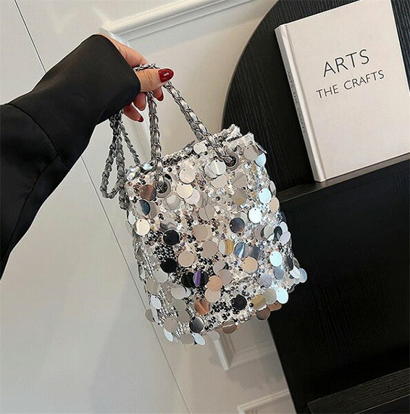 高級感たっぷり INSスタイル レディース 洗練された スパンコール ハンドバッグ 片肩 ショルダーバッグ
