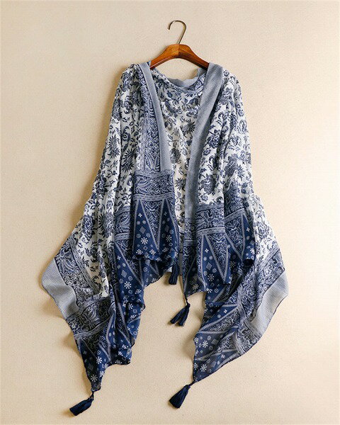 とてもよかったです フリンジ 綿麻マフラー レディースマフラー エレガント マフラー