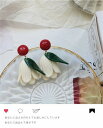 オシャレの幅が広がる 耳飾り 耳ピン 個性 ピアス チューリップの花の耳飾り イヤリング