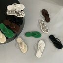 素敵なデザイン ビーチサンダル 厚底 人語ドラッグ 夏 休暇 つま先挟み サンダル
