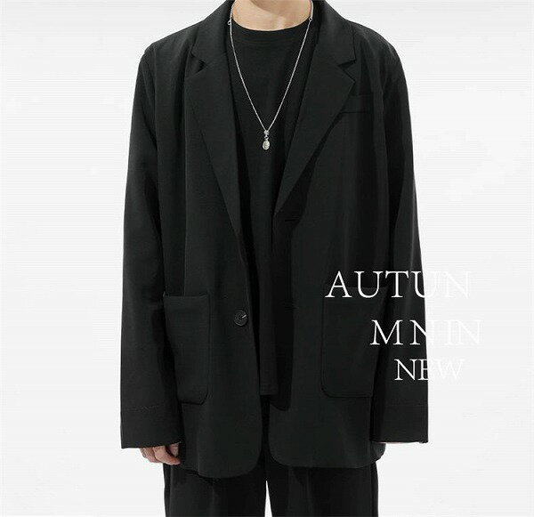 シックな雰囲気が魅力 INSスタイル 韓国語版 トレンドスーツ カジュアル コートメンズ 春秋トップス
