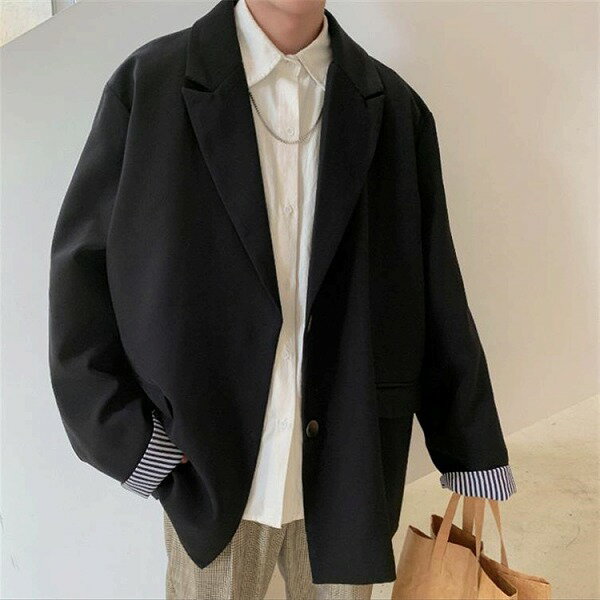 新品 春秋 トレンド ゆったりする ハンサム 韓国語版 カジュアル スーツ コート