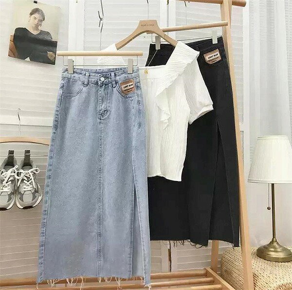 ブームが巻き起こる aラインスカート 夏 学生 タイトスカート デニムスカート ミディアムスカート