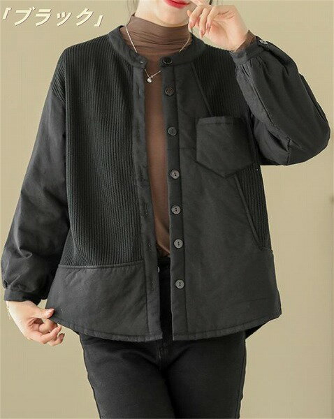 品質いいな新品 コットン コート 上着 スリム 秋冬 レトロ つなぎ 薄手のコットン服 ゆったりする