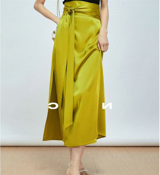 品質自信あり バンディング 怠惰な風 快適である ロングスカート デザインセンス