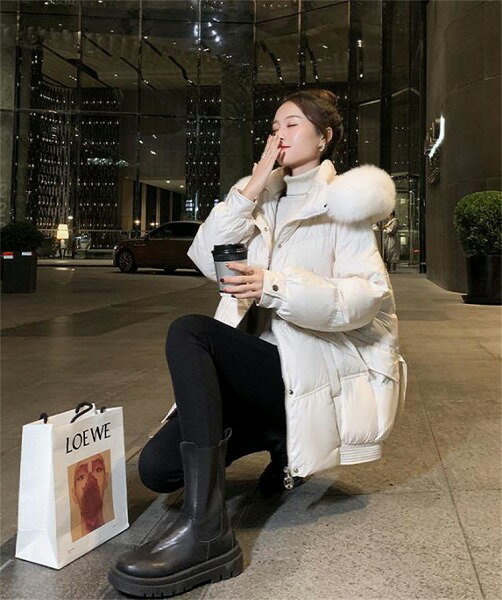 ブームが巻き起こる 上品映え 暖かい 厚手 スリム コットン服 コート 中綿ジャケット 防寒ジャケット