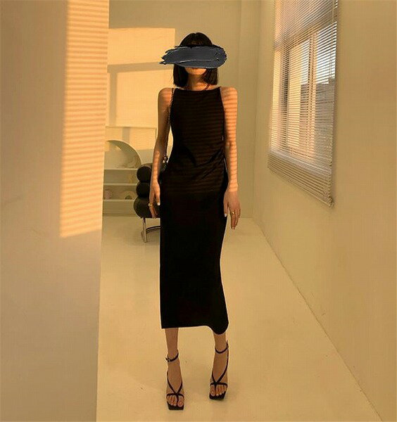 リネン ワンピース 夏 ゆったり ノースリーブ ロング レディース 体型カバー 接触冷感 涼しい 綿麻混素材 ナチュラル 無地 大きいサイズ 春夏ワンピ