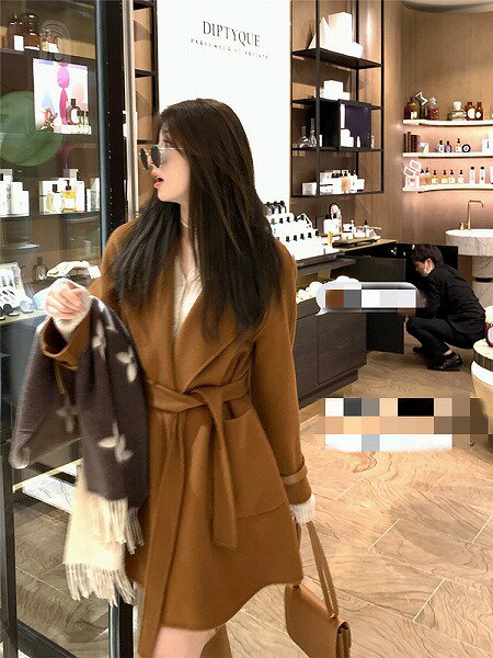 通勤する 冬 気質 中長セクション スーツネック チェスターコート 腰を括る 暖かい オシャレ