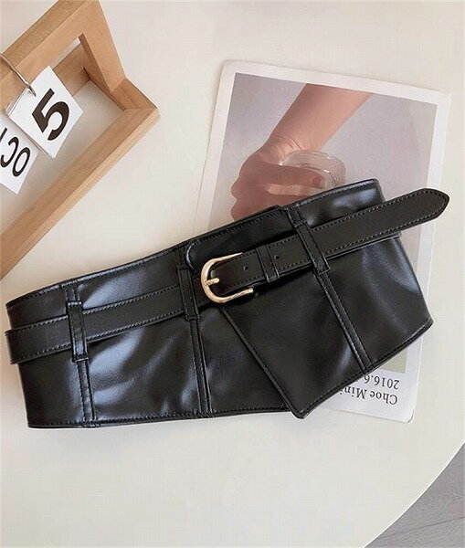 ブームが巻き起こる 超ワイドベルト 腰を締める 腰を引き締める ワイドベルト 新作 弾力腰封 シンプル