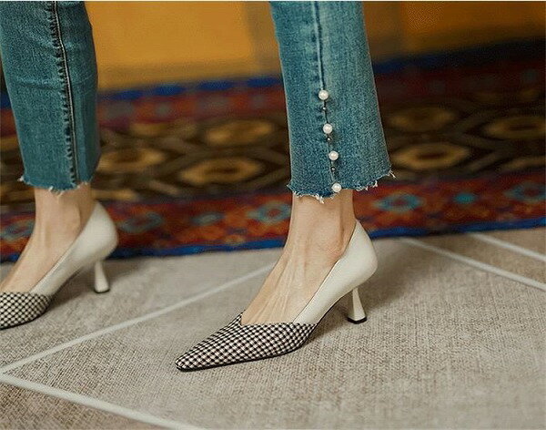 ちどりごうし ピンヒール ハイヒール ガーター 婦人靴 スパイクシューズ パンプス