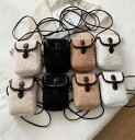 大感謝祭斜めがけバッグ 携帯電話バッグ 差し色 レトロ 大人気 ベルベットバッグ ギャザリング