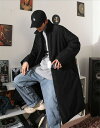 INSスタイル 冬 タイドブランド 中長セクション 綿の服 ゆったりする 厚手 防風 ジッパー コート