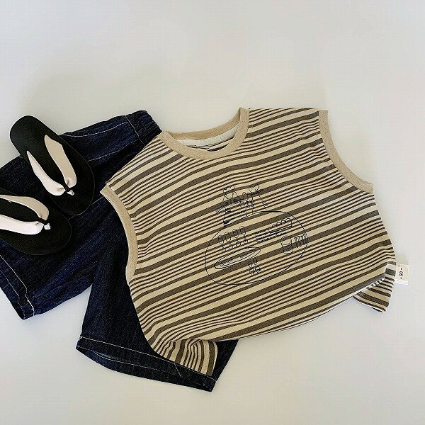 春夏子供服 シンプル ベスト 韓国風 キッズ服 トップス 男女兼用 インナーシャツ [90~140cm]