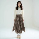 春夏レディース服 シンプル ゆったり ロングスカート 韓国風 ボトムス スカート 5色展開