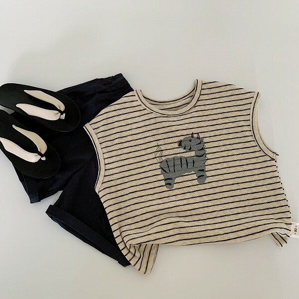 春夏子供服 シンプル ベスト 韓国風 キッズ服 トップス 男女兼用 インナーシャツ [80~130cm]