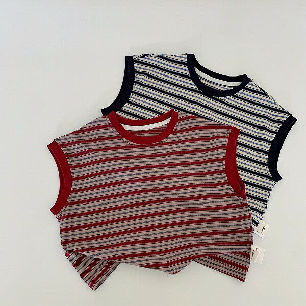 春夏子供服 シンプル ベスト 韓国風 キッズ服 トップス 男女兼用 インナーシャツ 2色展開[90~140cm]