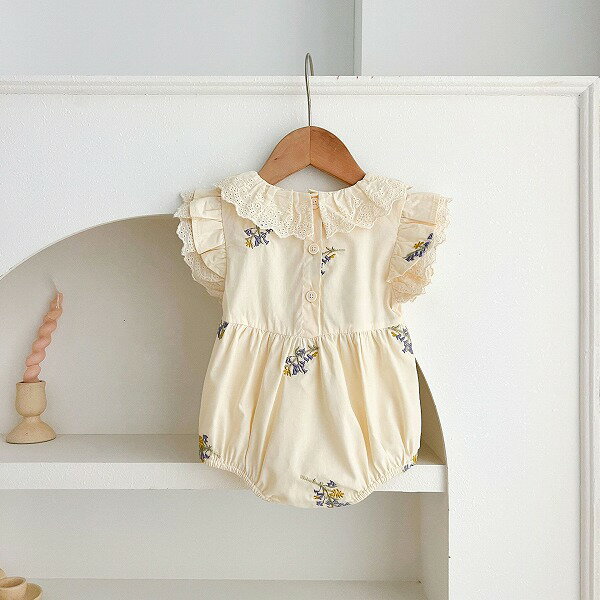 春夏子供服 シンプル 花柄 ワンピース&ロンパース 姉妹服 韓国風ベビー服 連体服