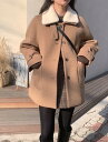 春秋レディース服 シンプル 気質 レトロ トレンチコート 防寒 温かい トップス ロングコート