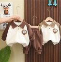 新作 春服 子供服 女の子 男の子 キッズ セットアップ 2点セット かわいい 韓国風 80-120cm