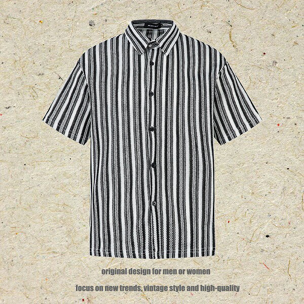 メンズファッション 半袖 シャツ 男女兼用 ストリート系 サマー アウター 夏 新作★(4)