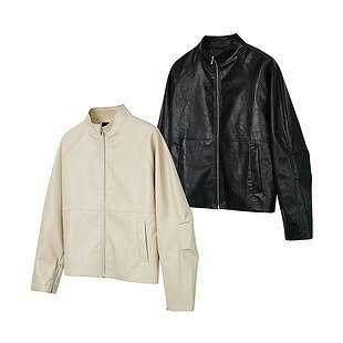 メンズファッション PU ジャケット 男女兼用 ストリート系 防寒アウター 秋冬 新作★全2色