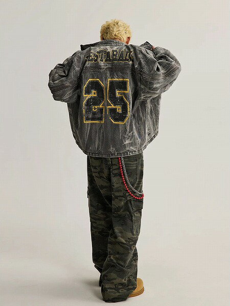 メンズファッション デニム ジャケット 男女兼用 ストリート系 アウター 秋冬 新作★