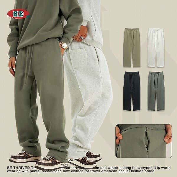 メンズファッション 無地 ジョガーパンツ 男女兼用 ストリート系 ボトムス 秋冬 新作★全4色