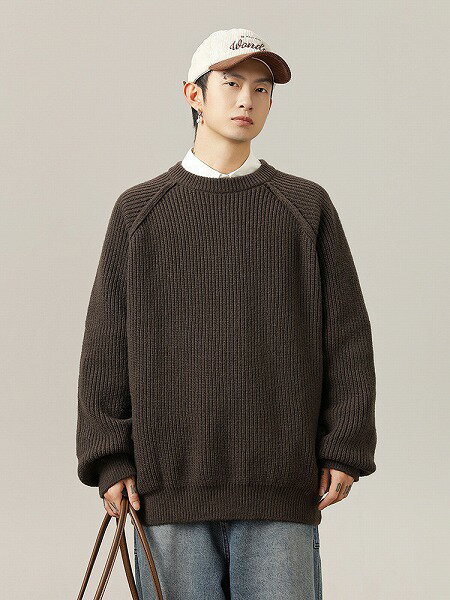 メンズファッション ニット・セーター 男女兼用 ストリート系 トップス 秋冬 新作★全3色