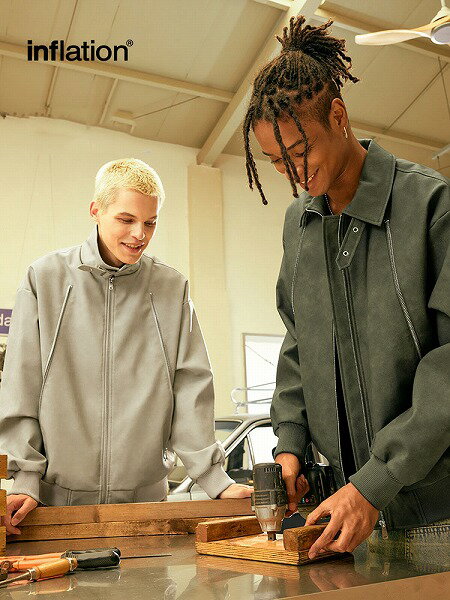 メンズファッション PU ジャケット 男女兼用 ストリート系 防寒 アウター 秋冬 新作★全5色