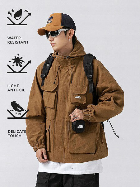 メンズ アウトドア 防風 防滴 ジャケット 男女兼用 カジュアル アウター 秋冬 新作★全3色