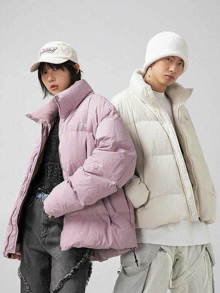 メンズファッション ダウンジャケット 男女兼用 ストリート系 防寒アウター 秋冬 新作★全4色