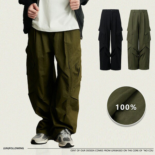 メンズファッション カーゴパンツ 男女兼用 ストリート系 ワーク ボトムス 秋冬 新作★全2色