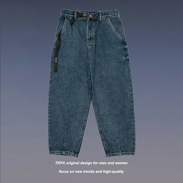 メンズファッション デニムパンツ 男女兼用 ストリート系 ジーンズ ボトムス 春秋★